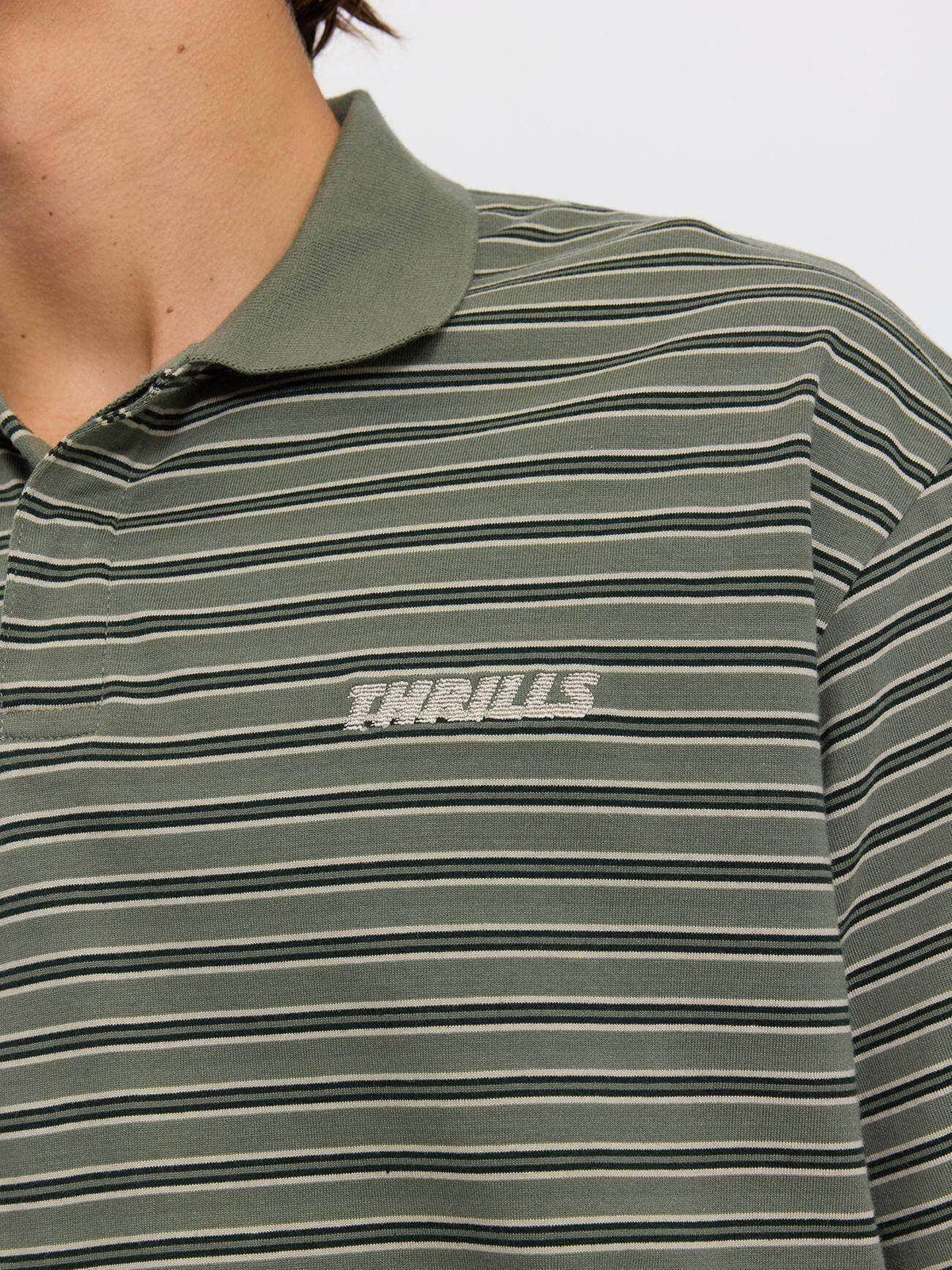 Built to Last Box Crop Polo - Beetle XS