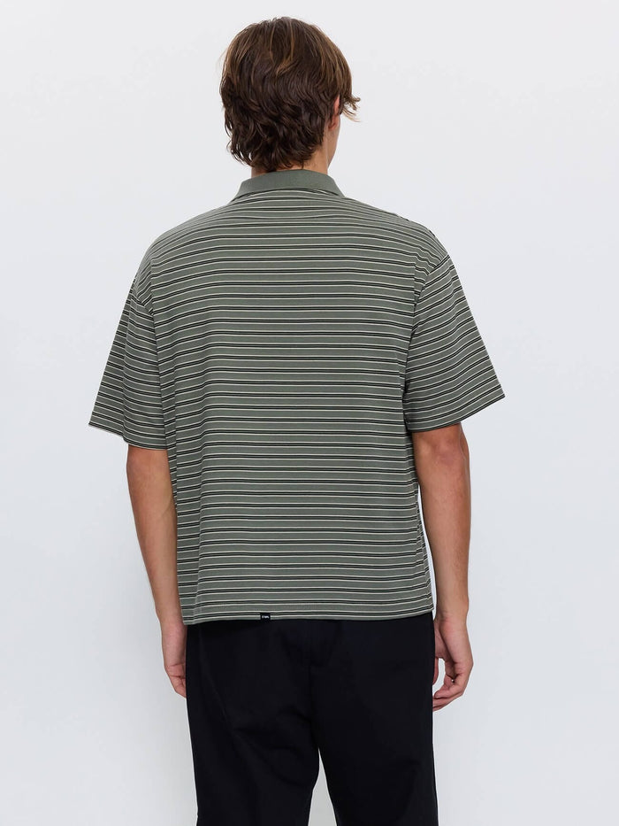 Built to Last Box Crop Polo - Beetle XS