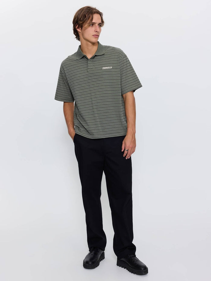 Built to Last Box Crop Polo - Beetle XS