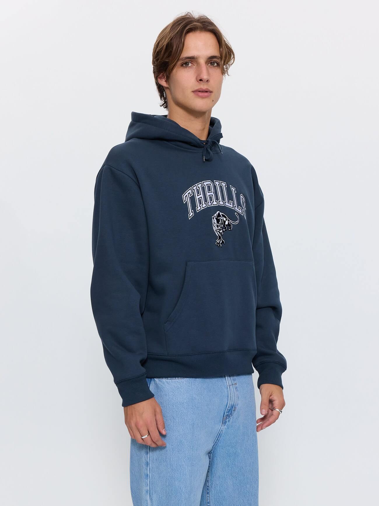 Eye of the Beholder Embro Cropped Slouch Hood - Petrol XS