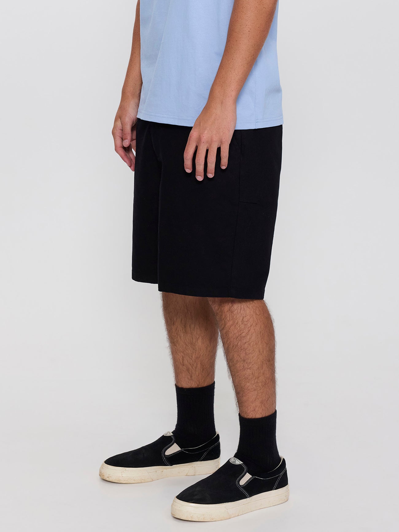 Stagger Check Short - Black 4