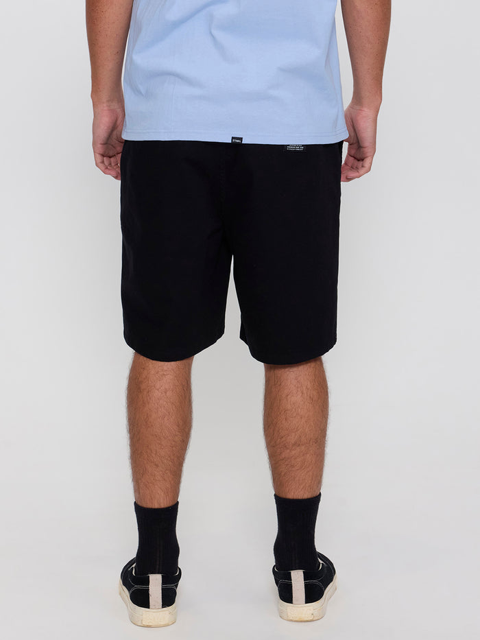Stagger Check Short - Black 4