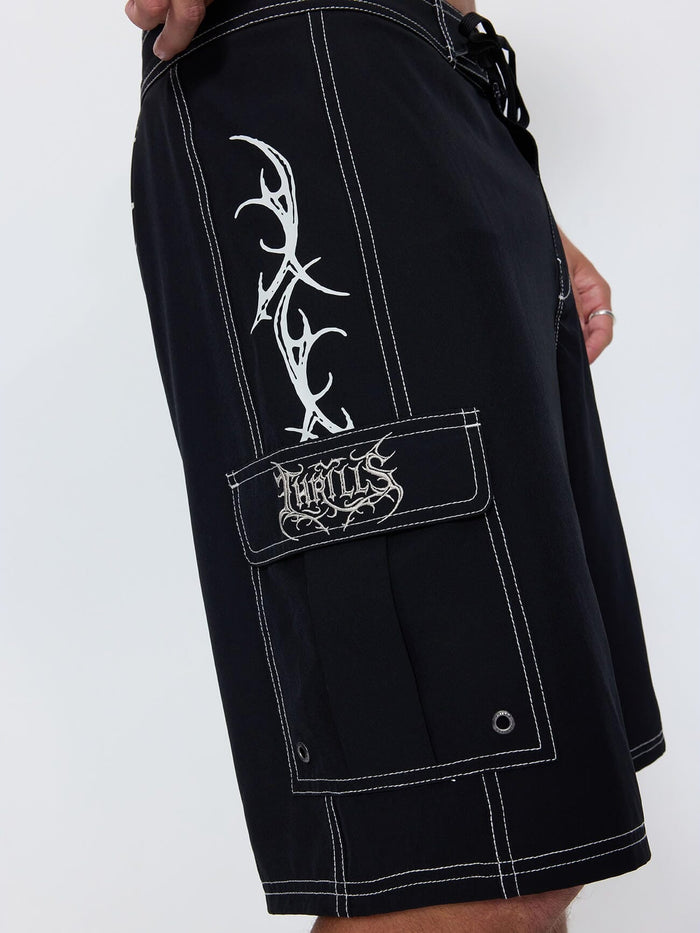 South Of Heaven Boardshort - Black 26