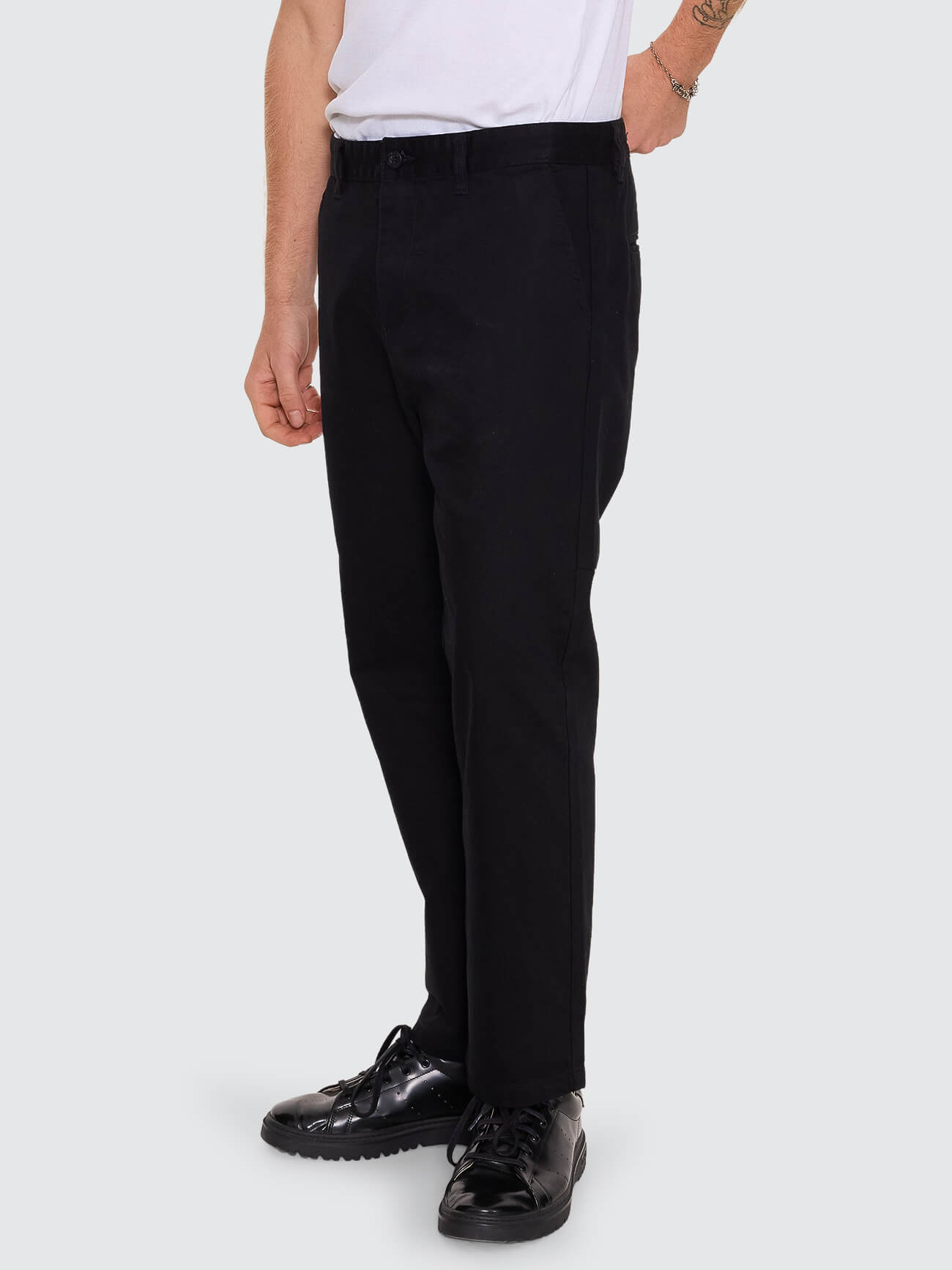 Thrills Chopped Chino Pant - Black 26