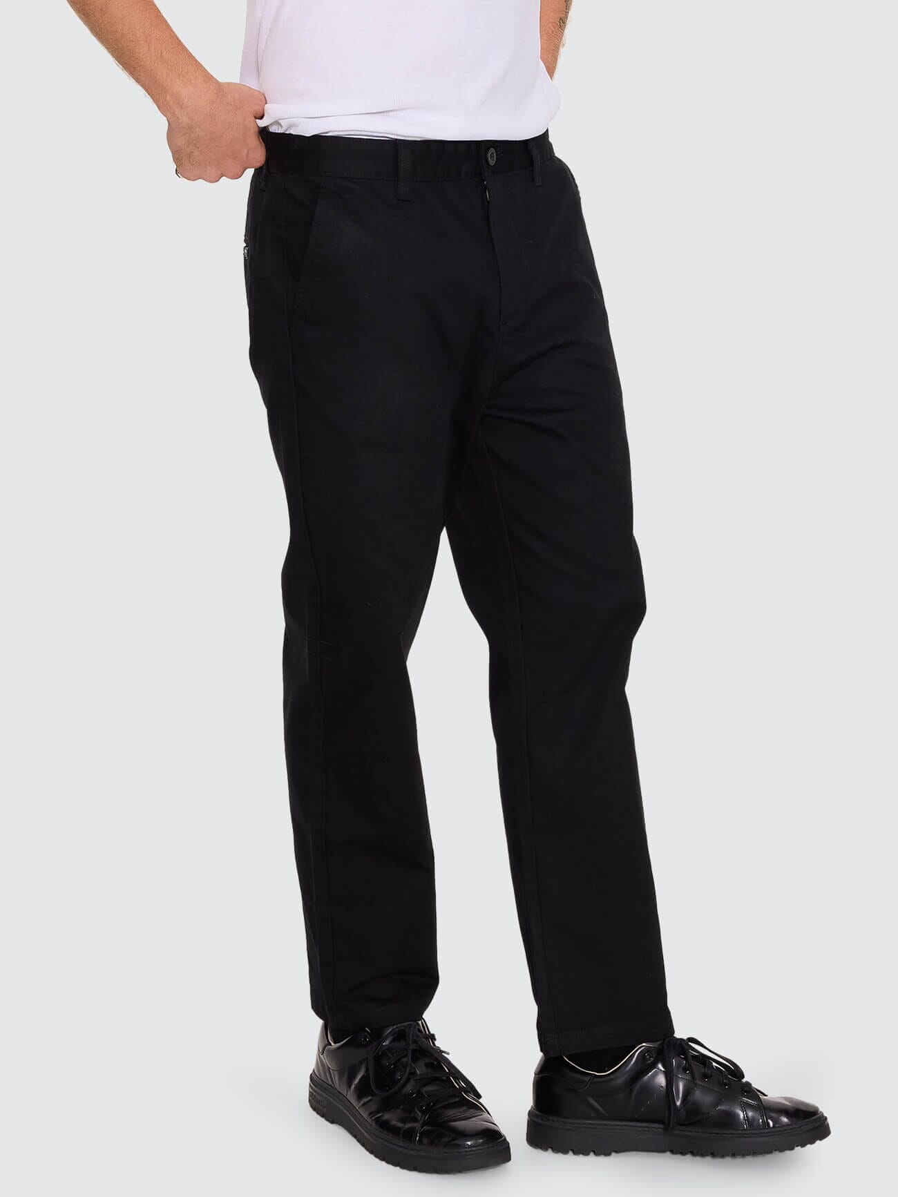Thrills Chopped Chino Pant - Black 26