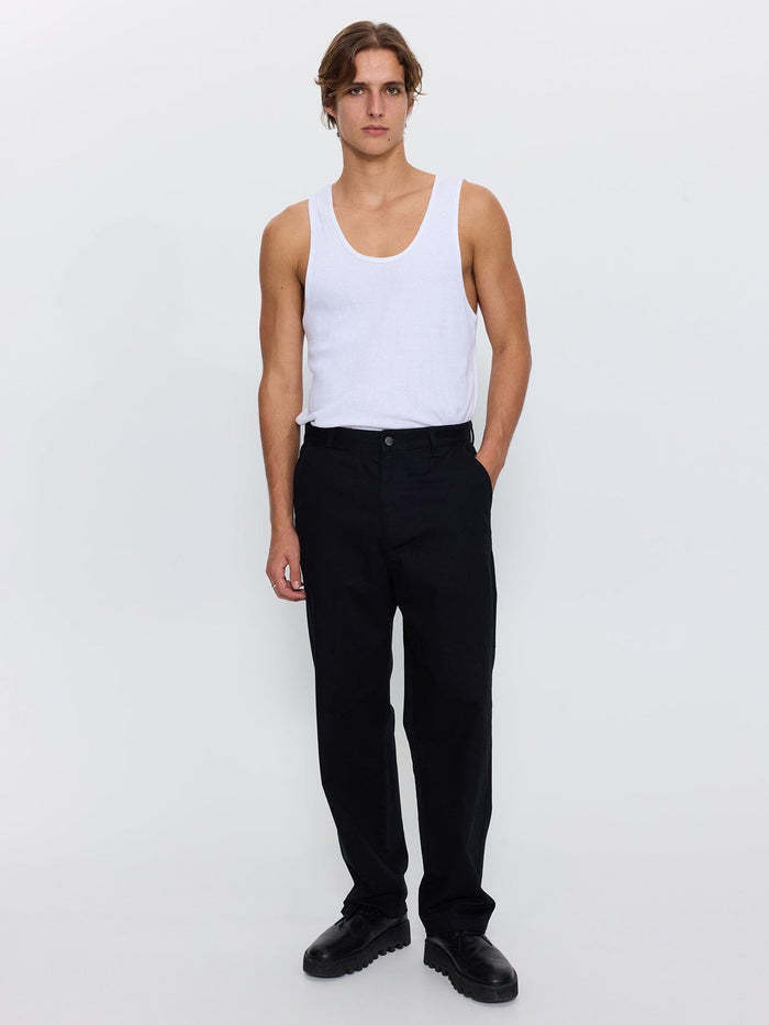 Mid Slacker Chino Pant - Black