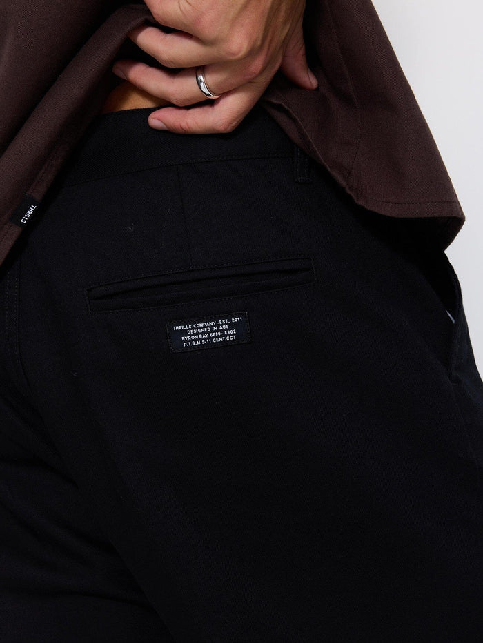 Mid Slacker Chino Pant - Black