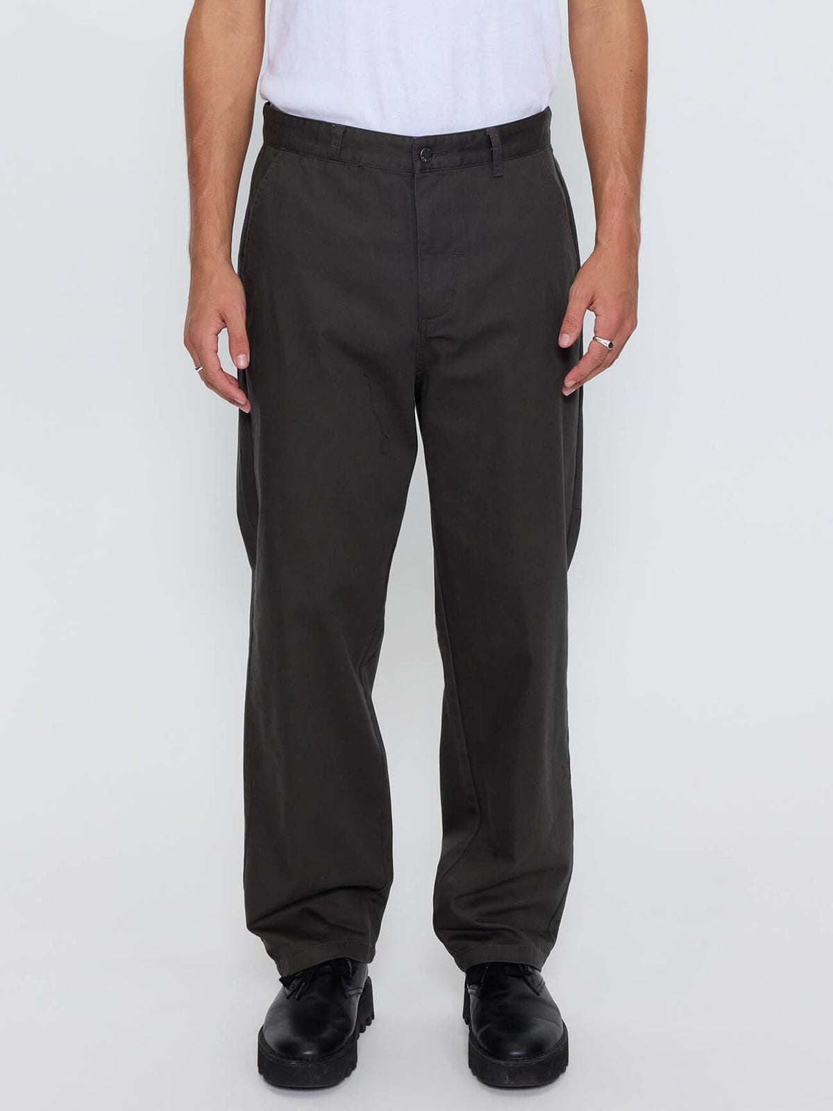 Mid Slacker Chino Pant - Oil Green 26