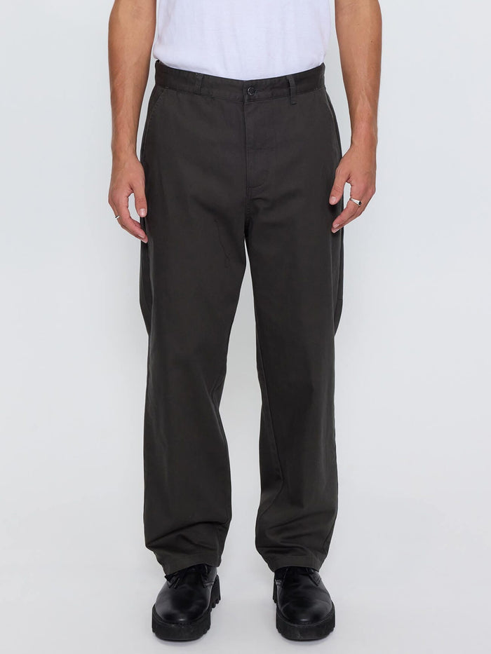 Mid Slacker Chino Pant - Oil Green 26