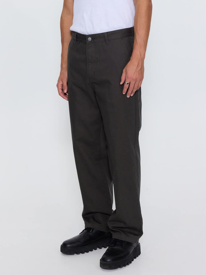 Mid Slacker Chino Pant - Oil Green 26
