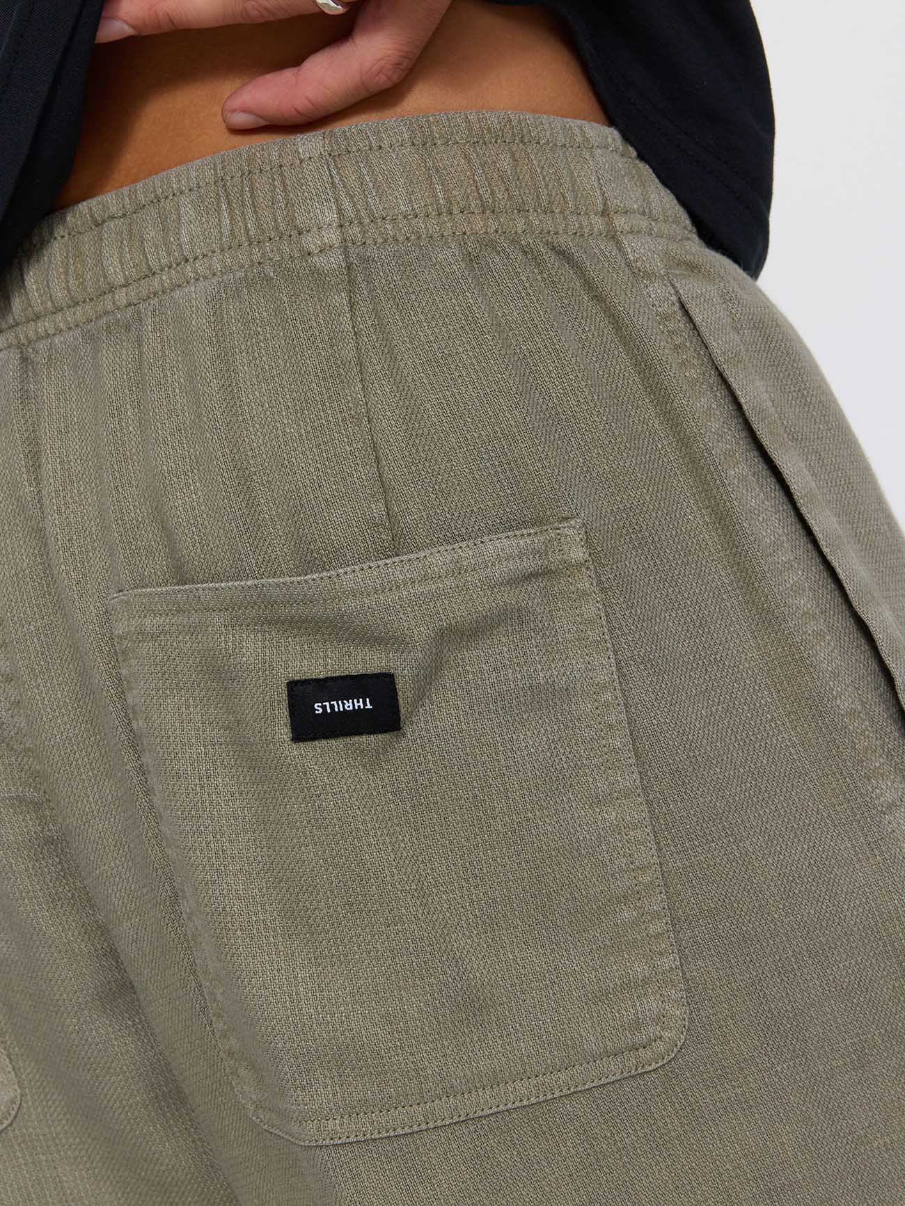 Hemp Minimal Thrills Pant - Dust Army