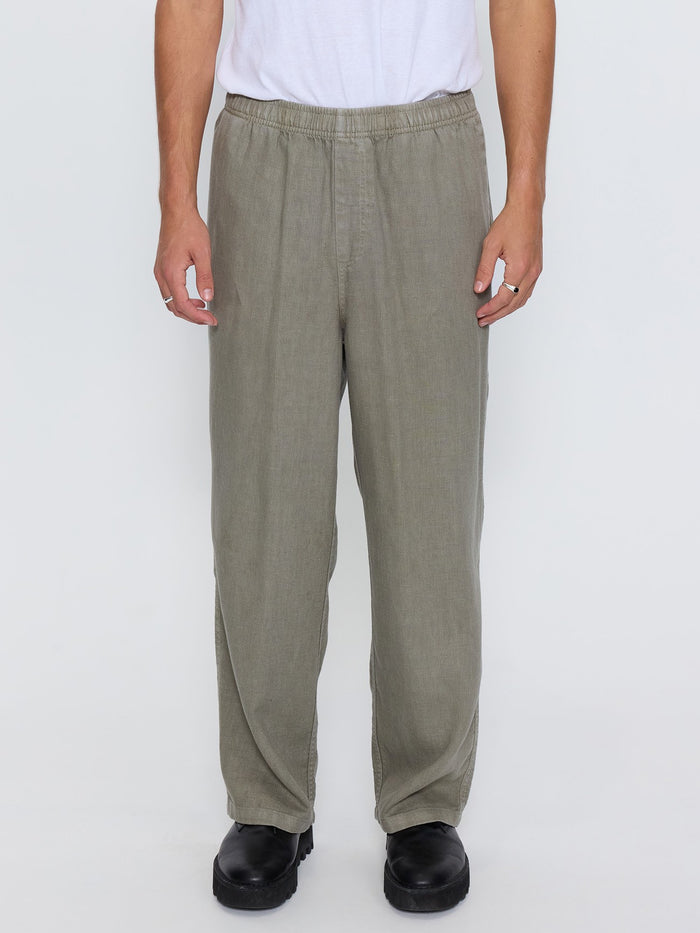 Hemp Minimal Thrills Pant - Dust Army