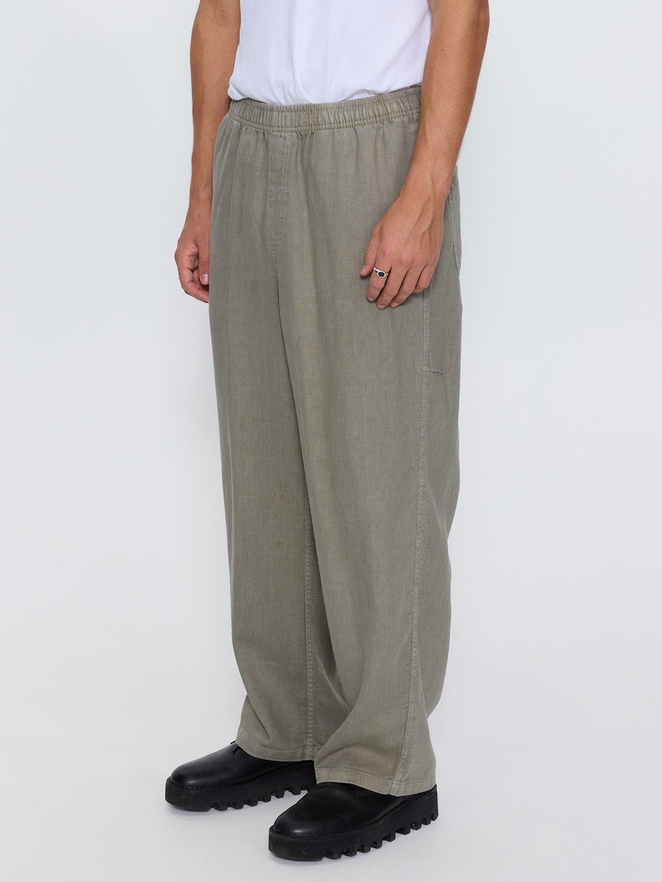 Hemp Minimal Thrills Pant - Dust Army