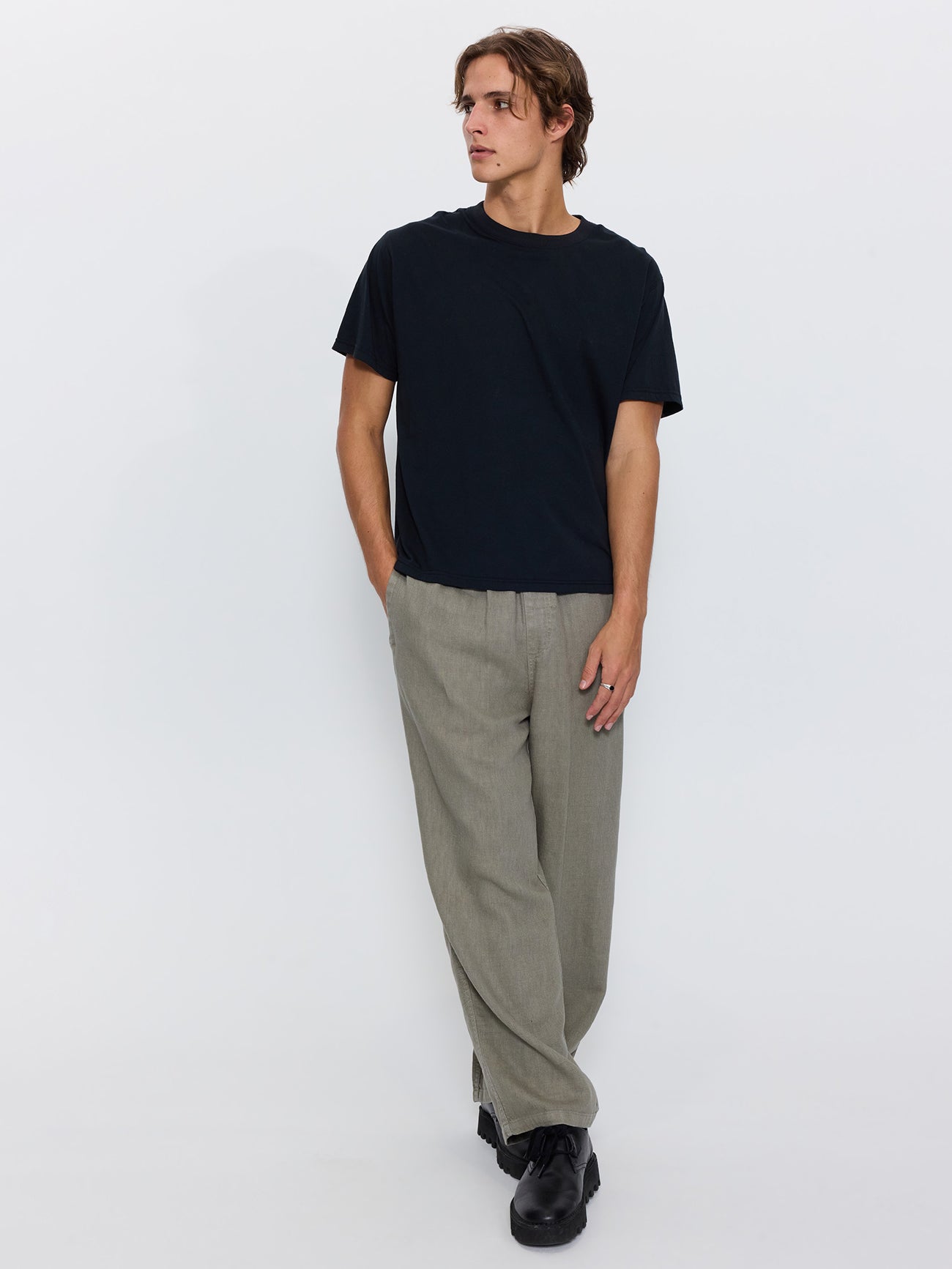 Hemp Minimal Thrills Pant - Dust Army