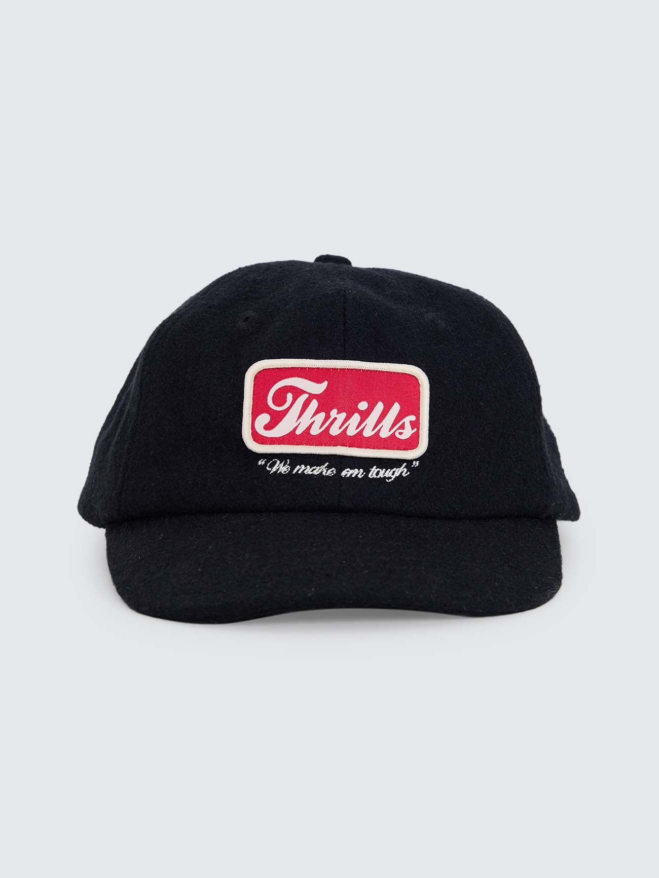 Make Em Tough 6 Panel Felt Cap - Black