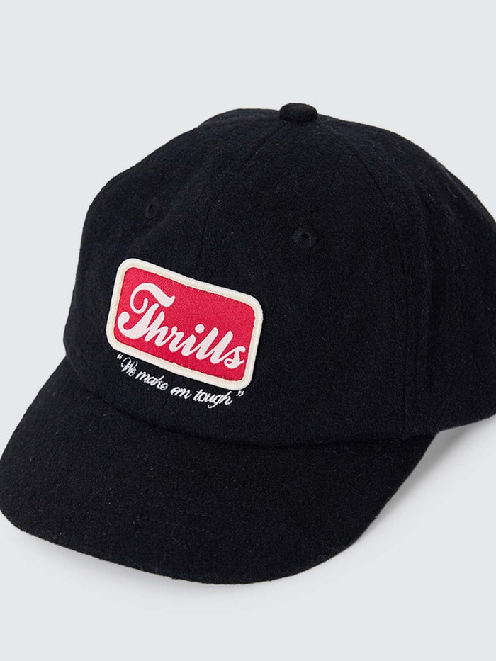 Make Em Tough 6 Panel Felt Cap - Black