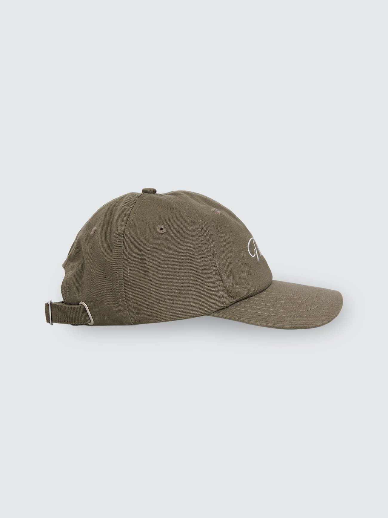 Script 6 Panel Cap - Olive Night
