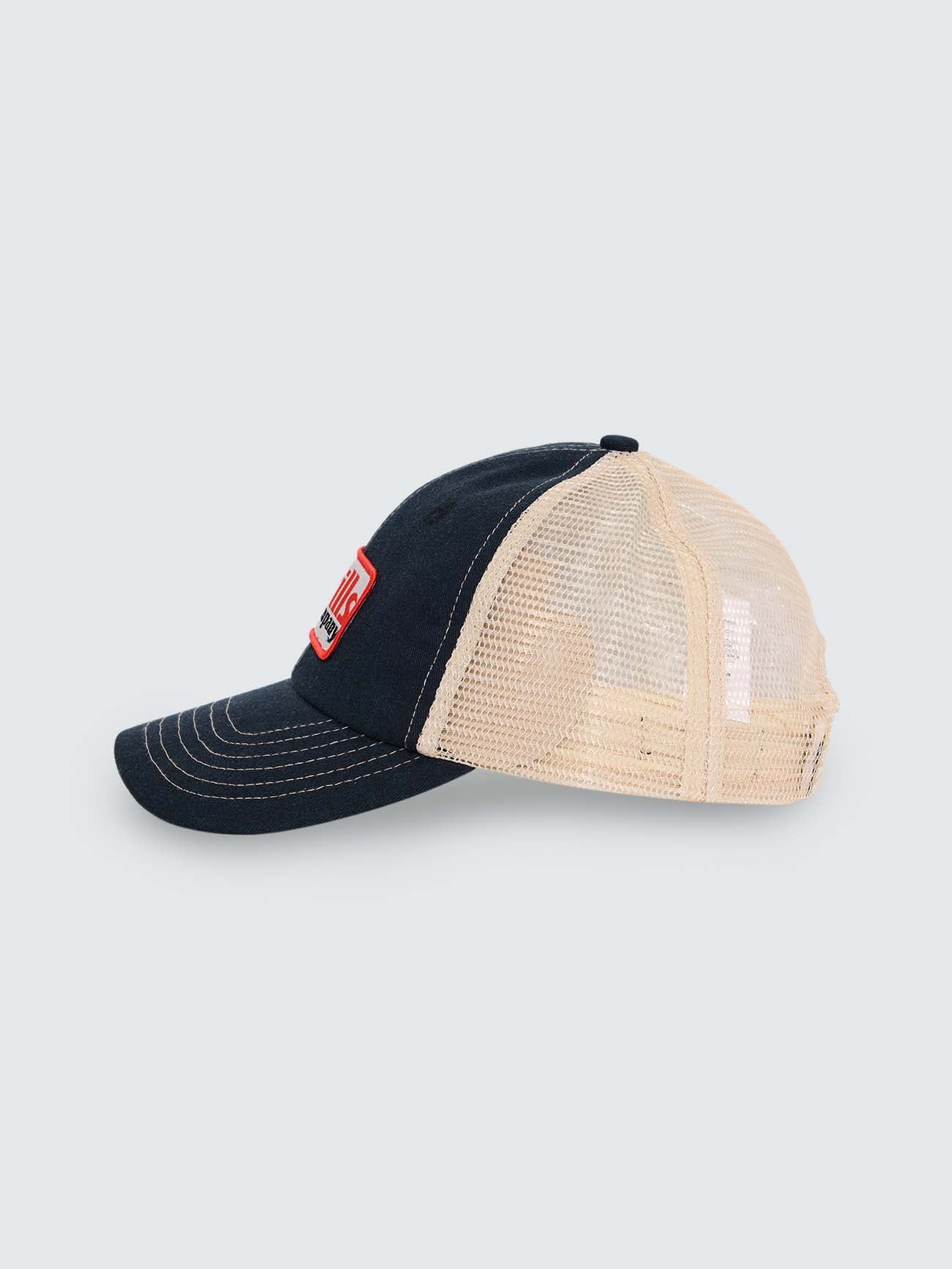 Banquet Trucker Cap - Black - Contrast Stitch