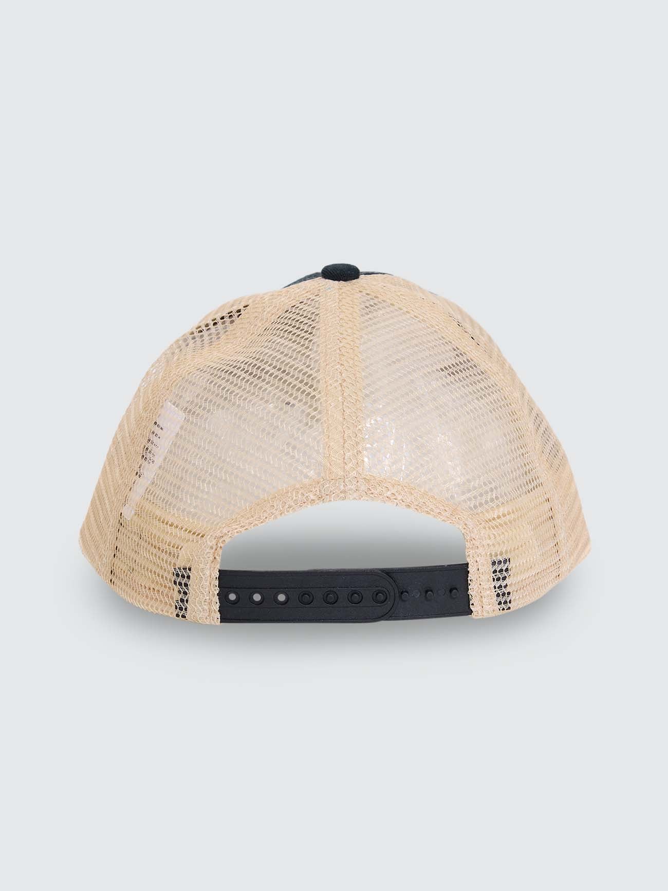 Banquet Trucker Cap - Black - Contrast Stitch