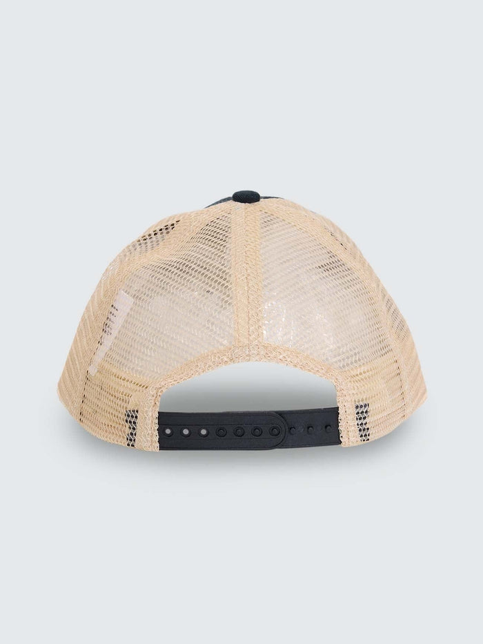 Banquet Trucker Cap - Black - Contrast Stitch