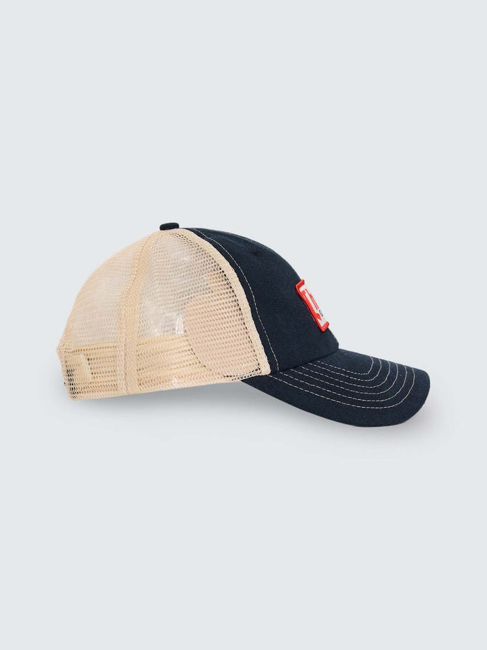 Banquet Trucker Cap - Black - Contrast Stitch