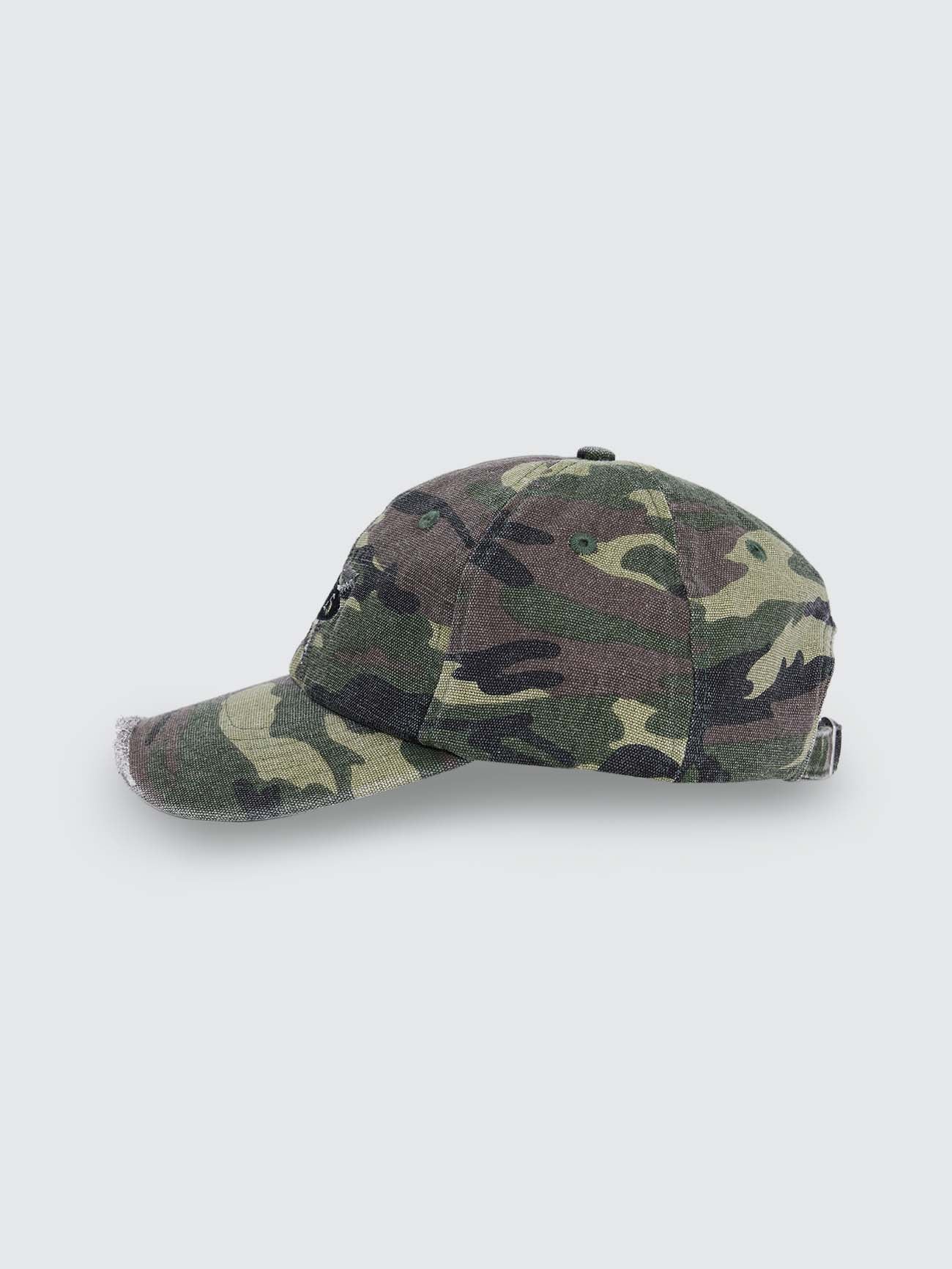 Big Star Camo 6 Panel Cap - Army Green Deep Woods Camo