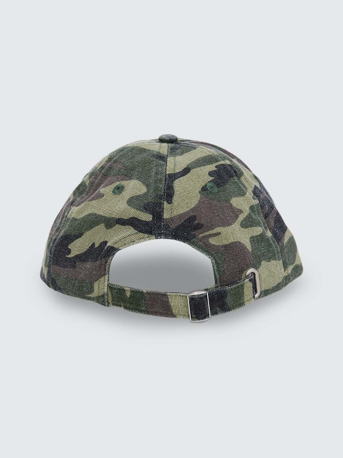 Big Star Camo 6 Panel Cap - Army Green Deep Woods Camo