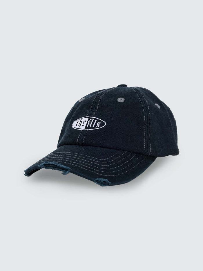 Double Take 6 Panel Cap - Black