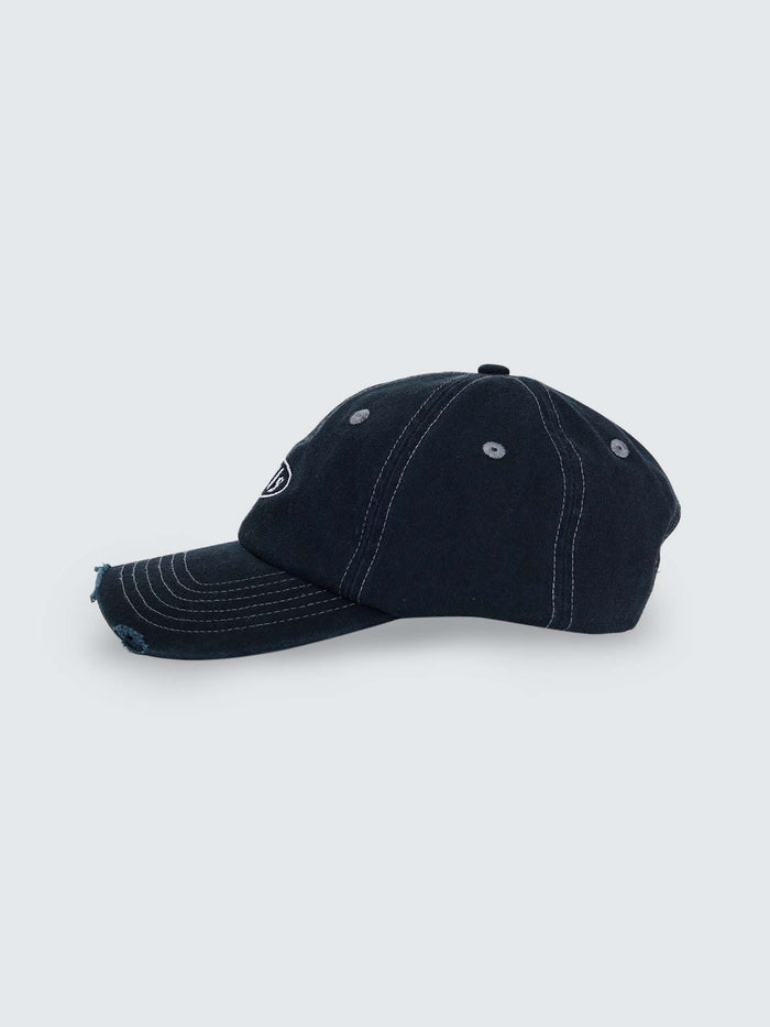 Double Take 6 Panel Cap - Black