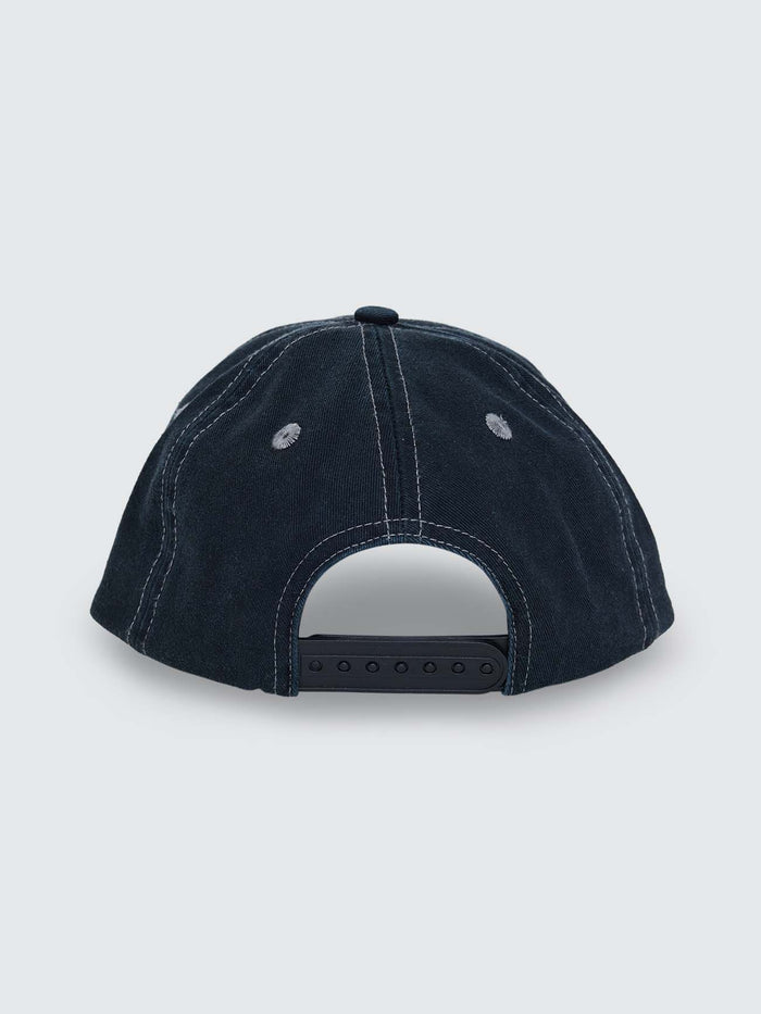 Double Take 6 Panel Cap - Black