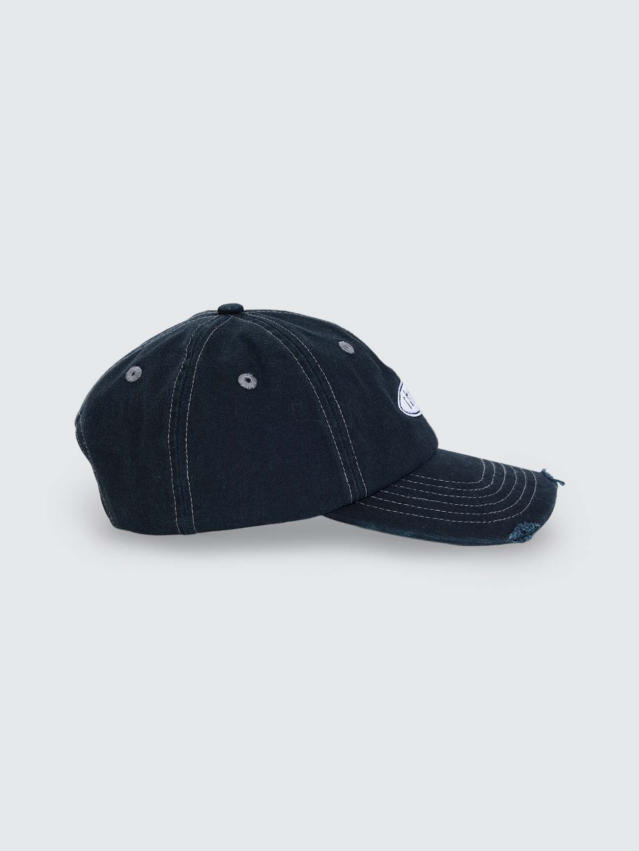 Double Take 6 Panel Cap - Black