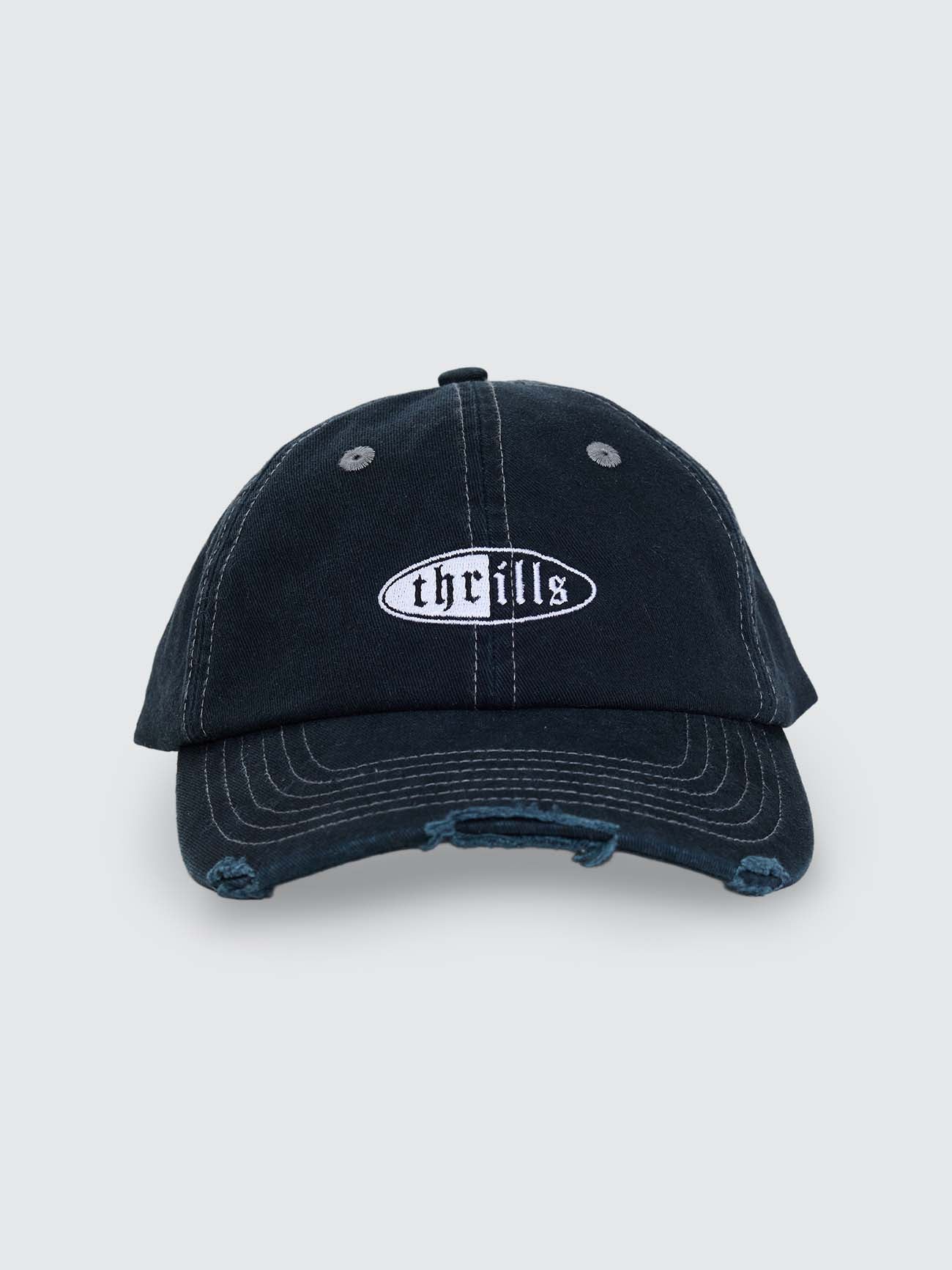 Double Take 6 Panel Cap - Black