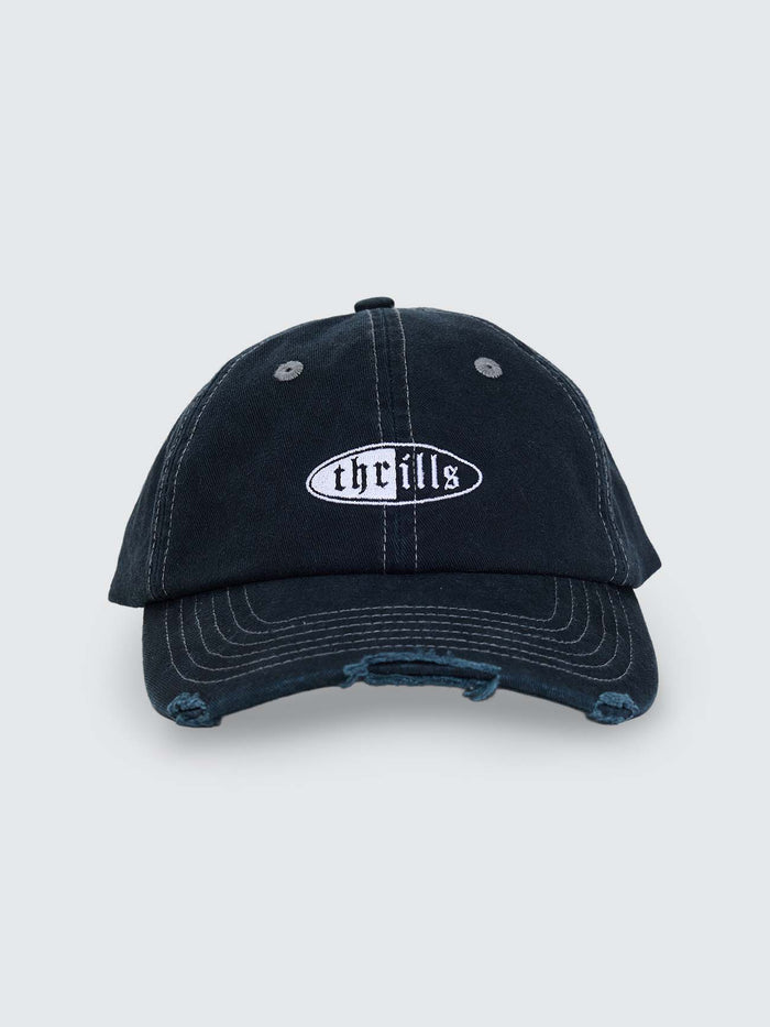Double Take 6 Panel Cap - Black