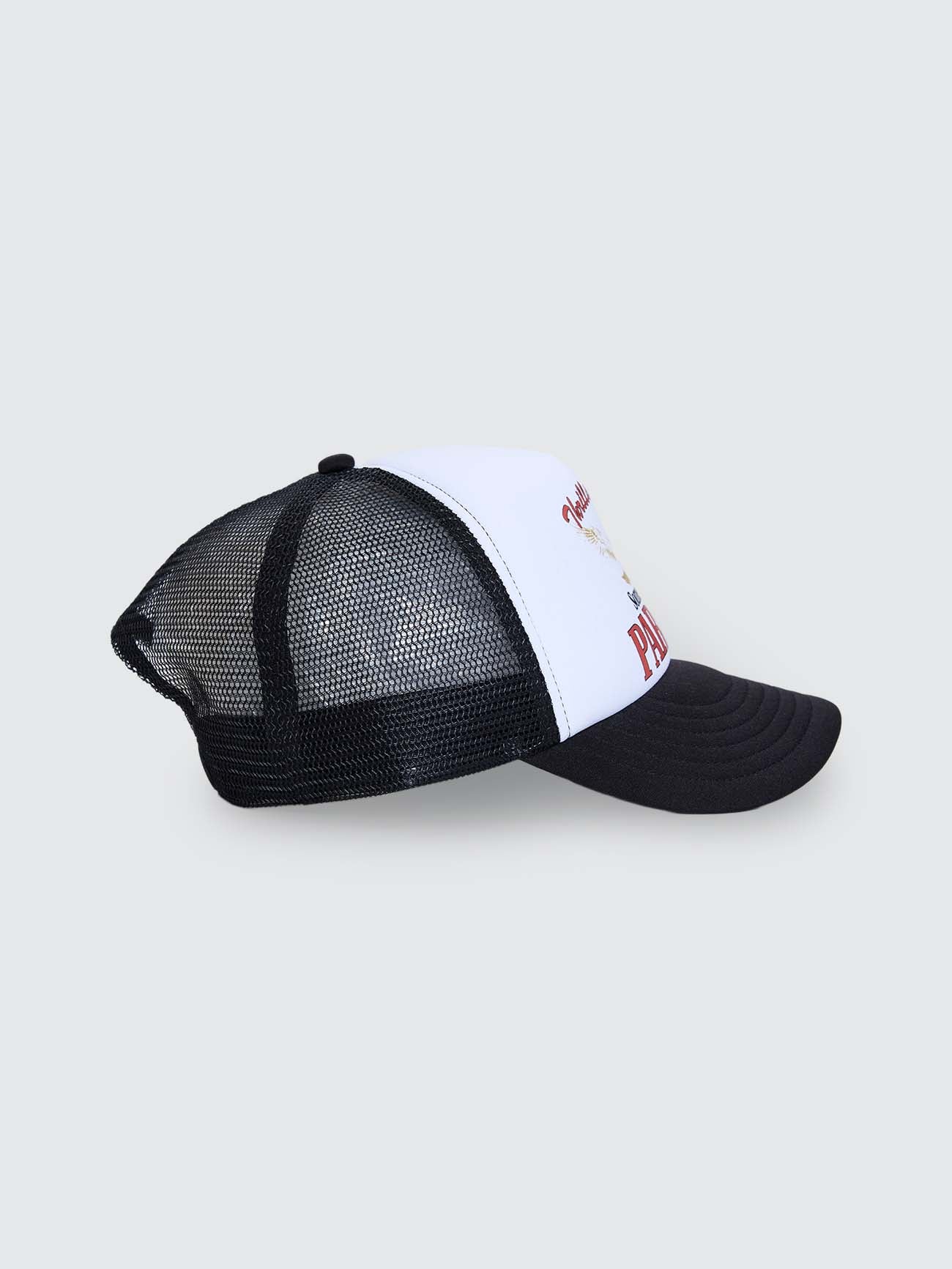 Paradise Foam Trucker Cap - Black - White