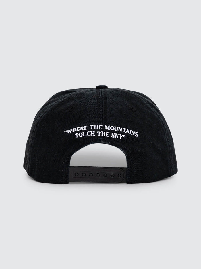 Touch the Sky 5 Panel Cap - Black