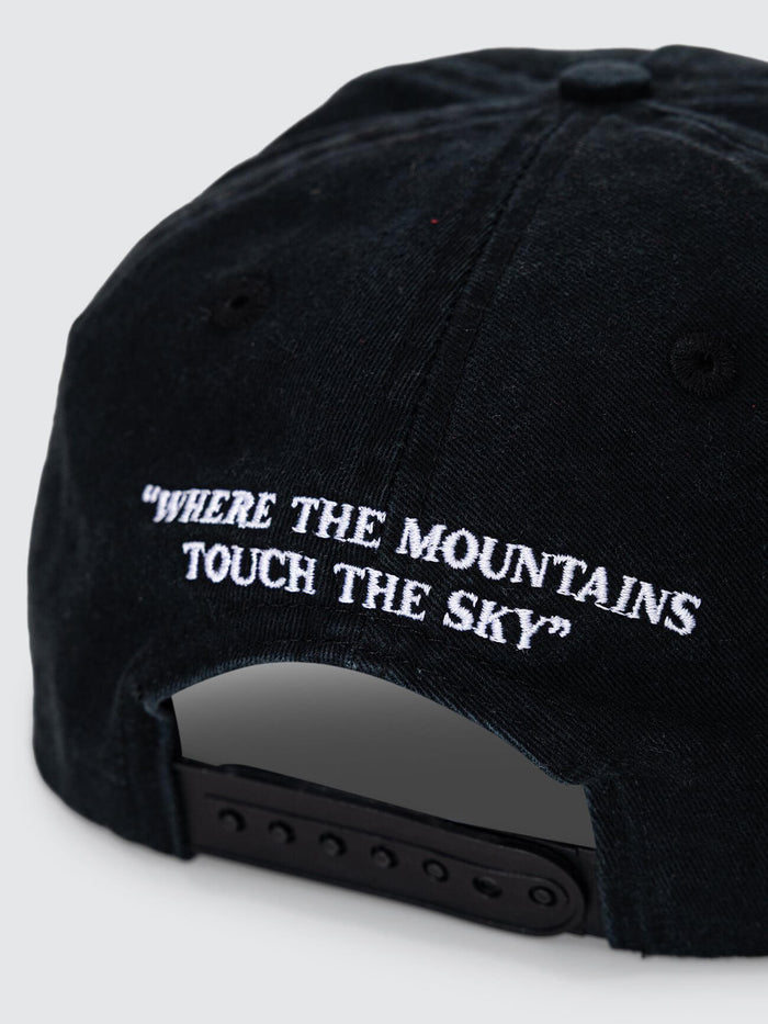 Touch the Sky 5 Panel Cap - Black