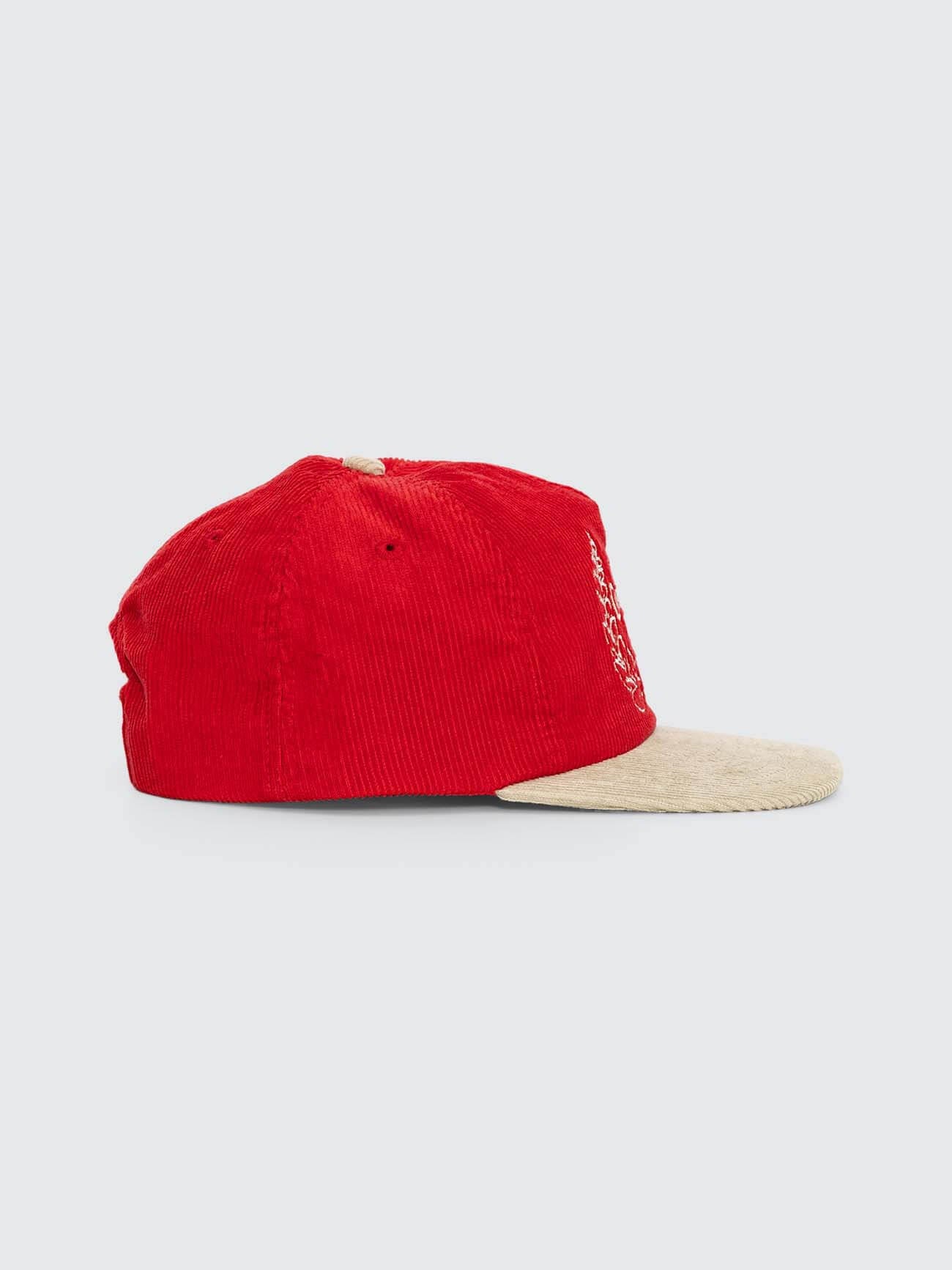 Crest 5 Panel Cap - Racing Red