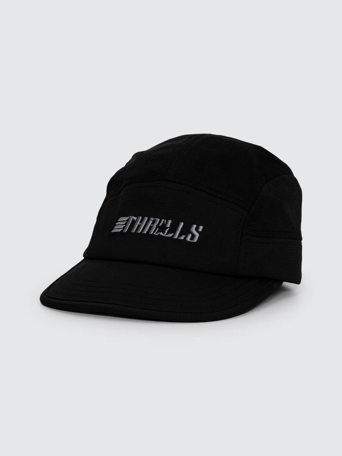 Trail 5 Panel Cap - Black