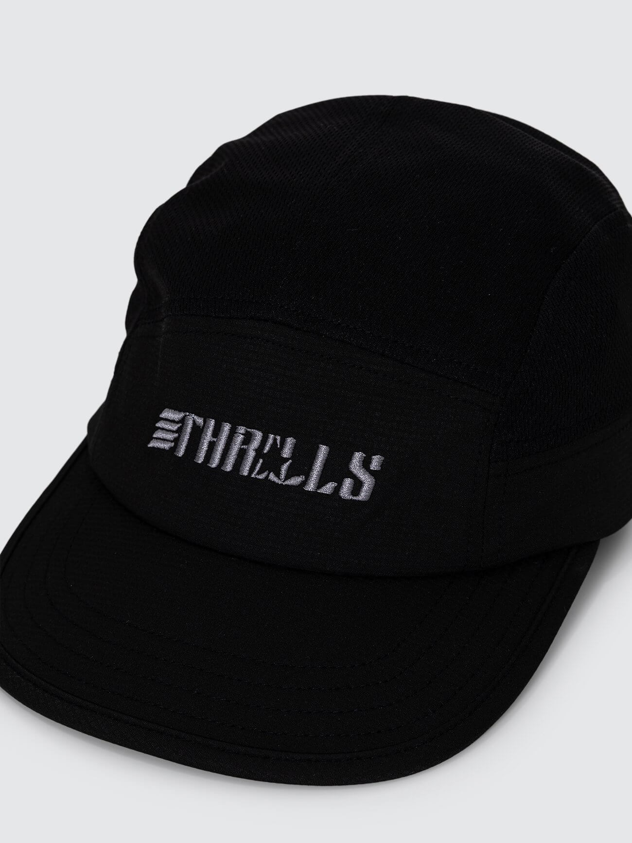 Trail 5 Panel Cap - Black