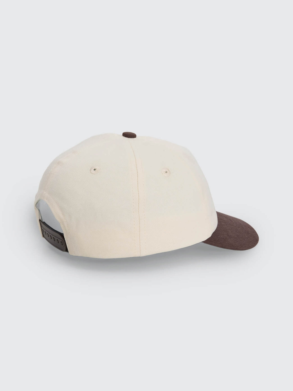 Neighbourhood 5 Panel Short Brim Cap - Dirty White - Postal Brown One Size