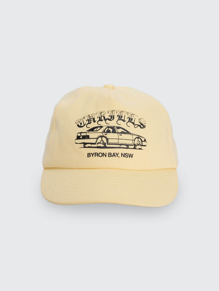 Neighbourhood 5 Panel Short Brim Cap - Butter Yellow One Size