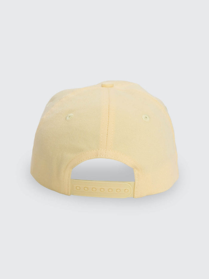 Neighbourhood 5 Panel Short Brim Cap - Butter Yellow One Size