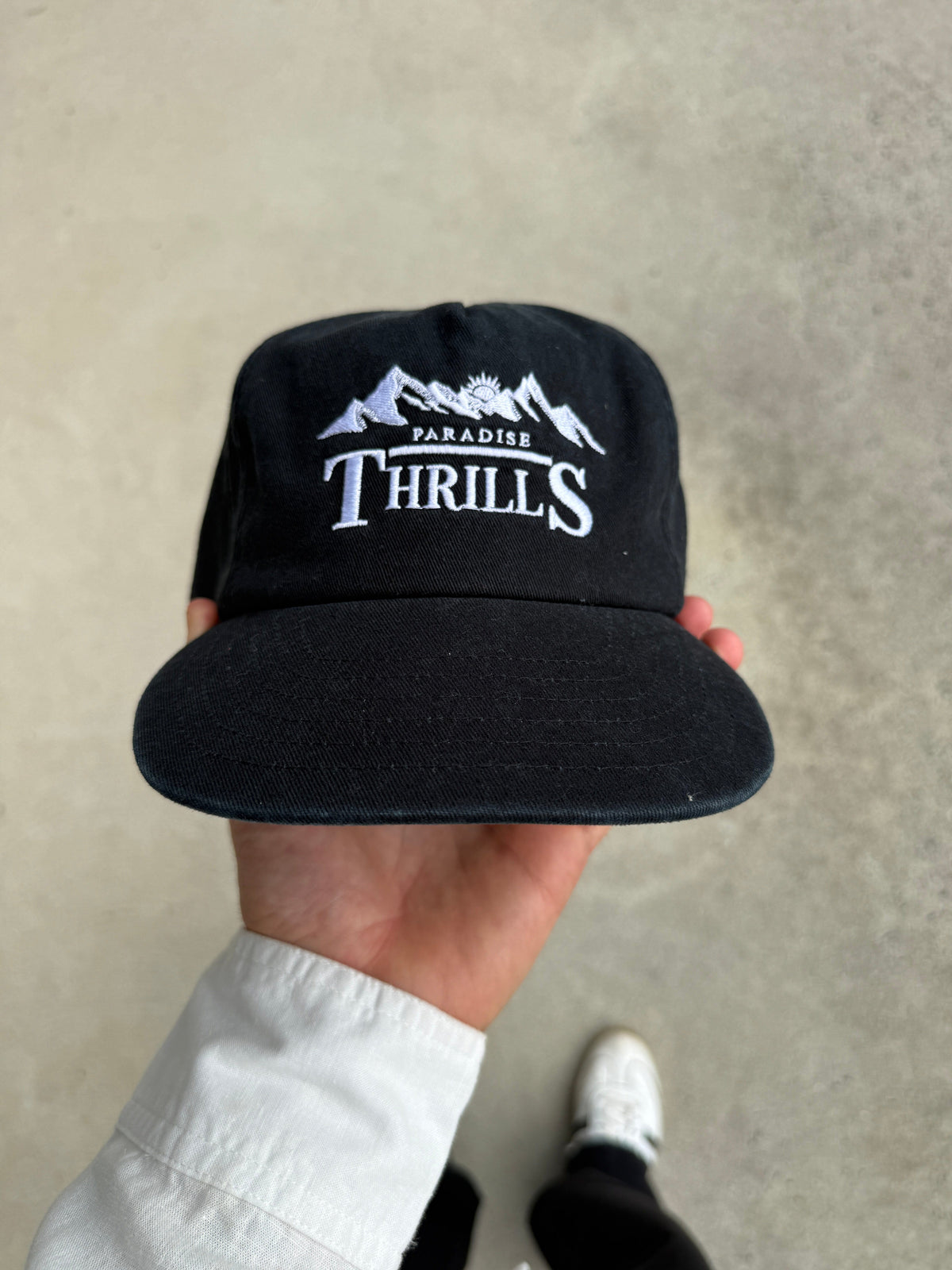 Touch the Sky 5 Panel Cap - Black
