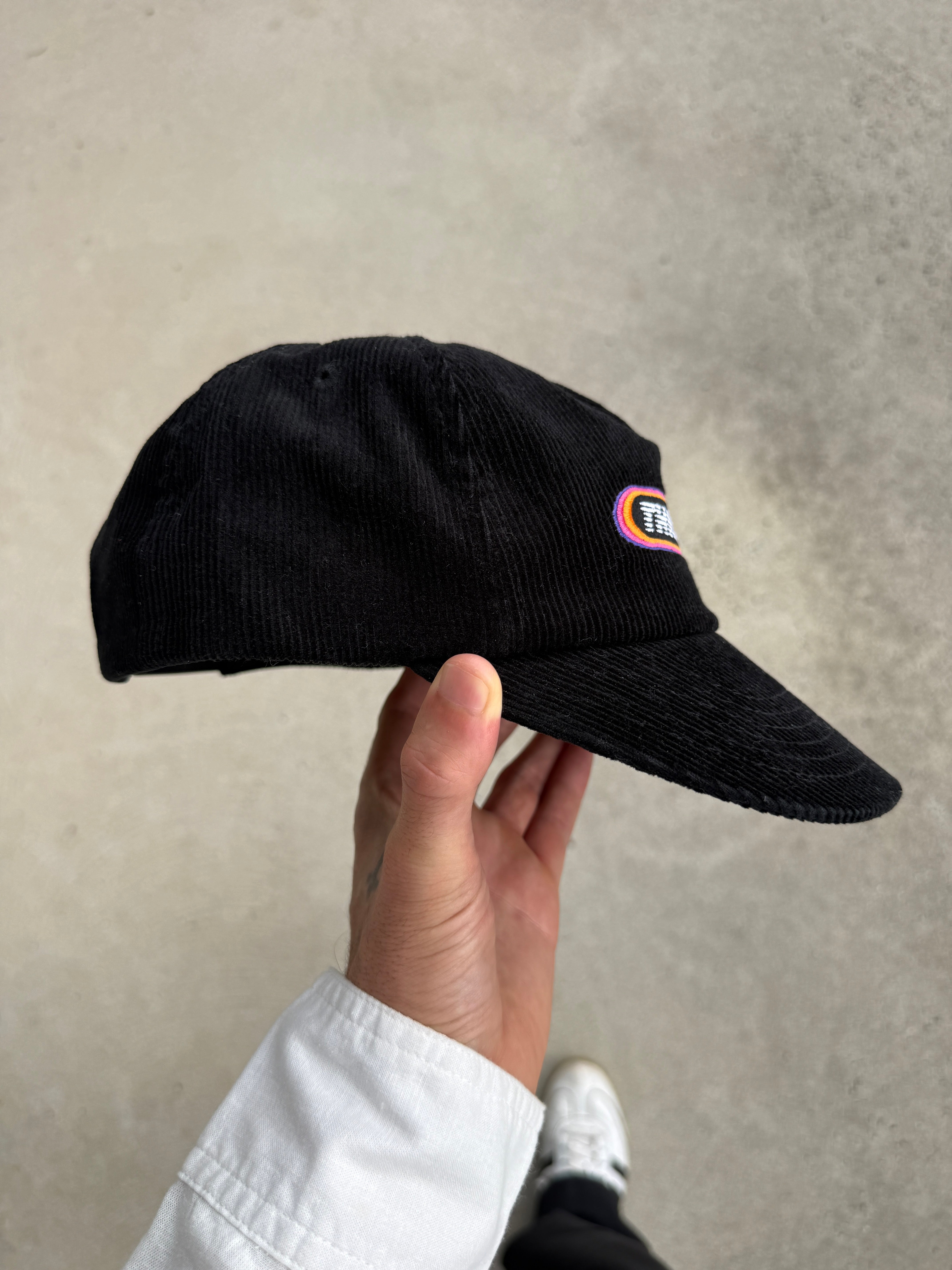 Full Throttle 5 Panel Cap - Black