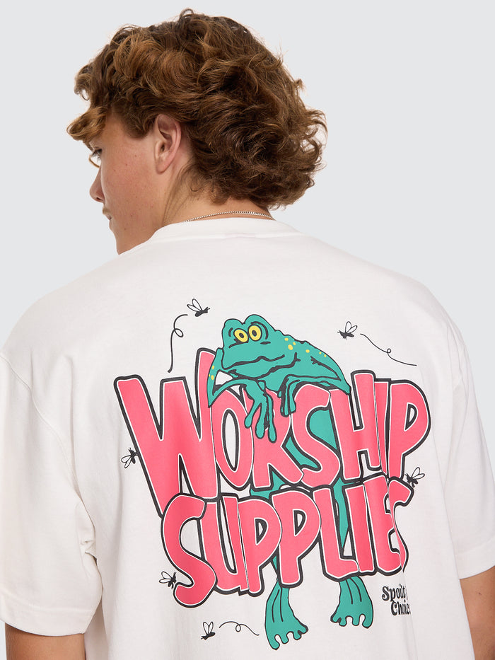 Spoilt For Choice Tee - Coconut Milk