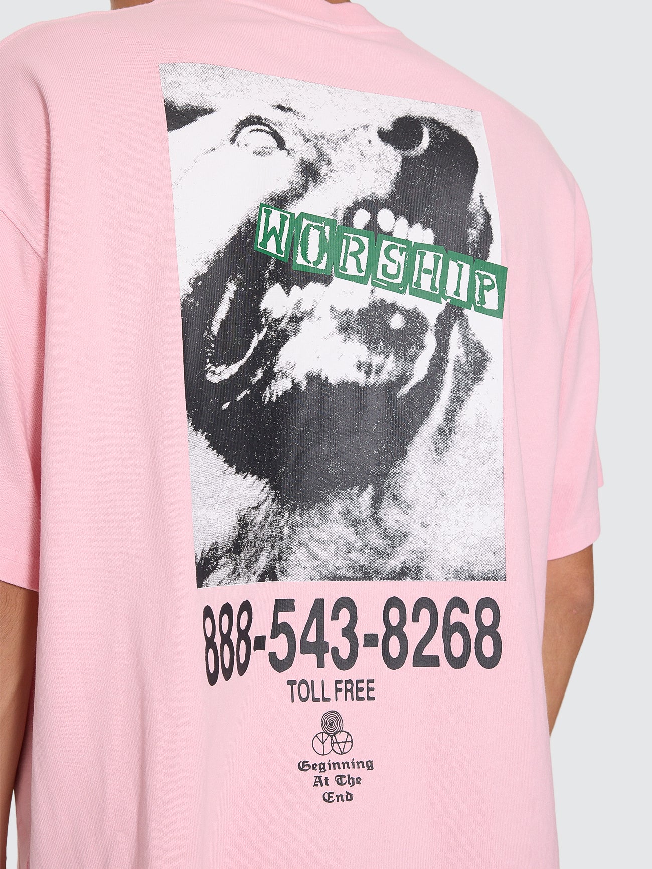 Dogs Life Crop Tee - Parfait Pink