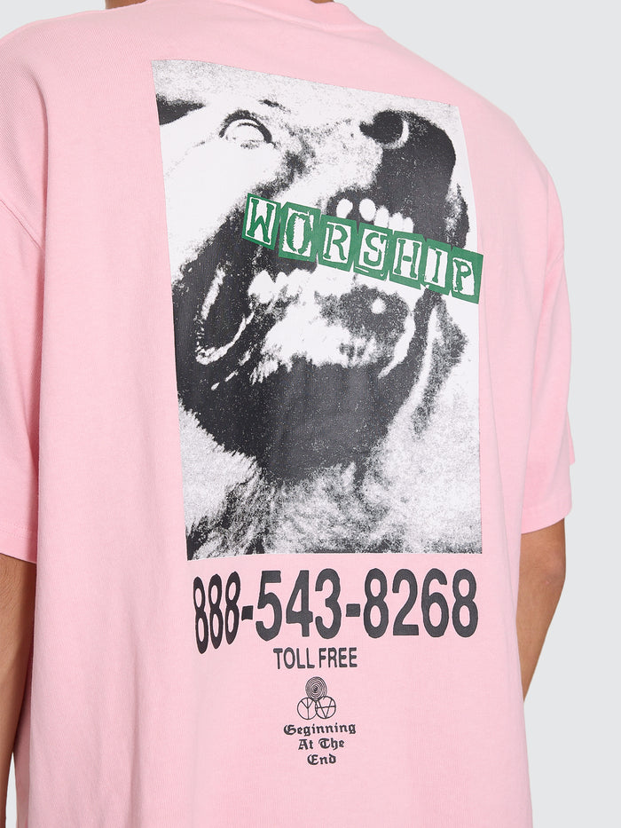 Dogs Life Crop Tee - Parfait Pink