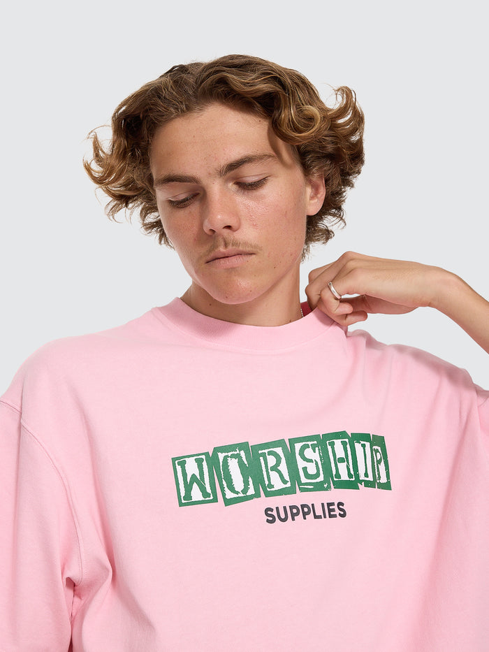 Dogs Life Crop Tee - Parfait Pink