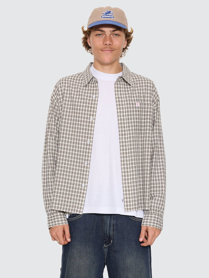 Jasper Crop Long Sleeve Shirt - Jasper Green