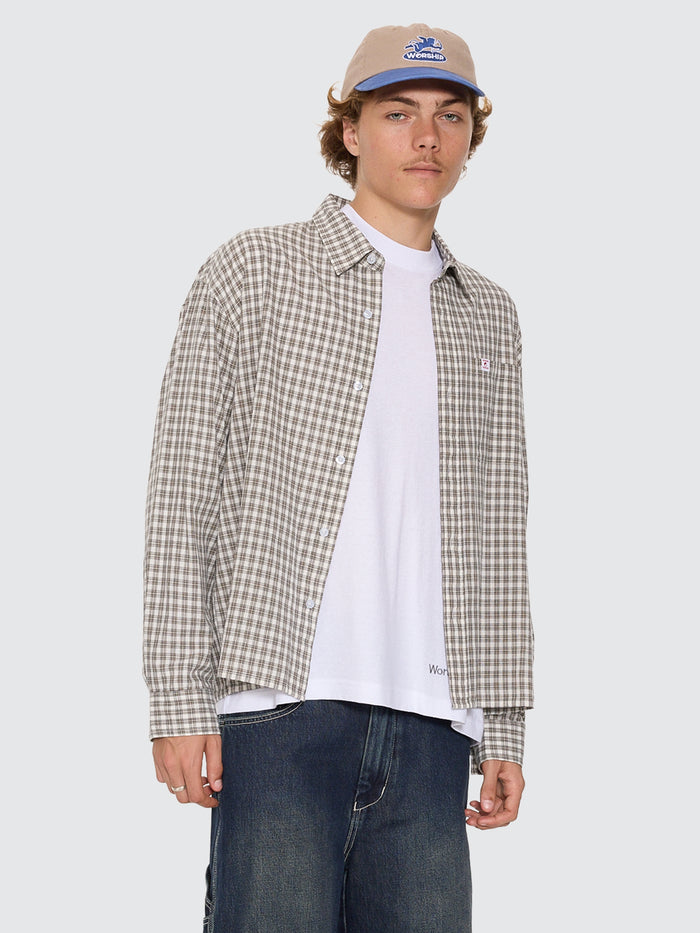 Jasper Crop Long Sleeve Shirt - Jasper Green